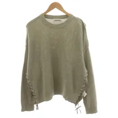 ディスカバード DISCOVERED SHORT LENGTH COTTON KNIT ニット セーター 長袖 ステッチ コットン 2 ベージュ DC-SS23-KN-06 /AN53 ☆AA★のサムネイル