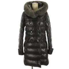 デュベティカ DUVETICA EFIRA エフィラ ダウンコート ロング フーディ フォックスファー ブラック 42 L