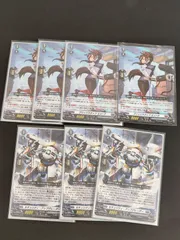 aca508 ヴァンガード カード ブリッツスタッフ ミューナ 4枚 & セキュリティ・アップグレーダー 3枚 D-PR/557 D-PR/541