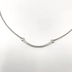 TIFFANY & Co. スマイル ネックレス AG925 シルバー ペンダント