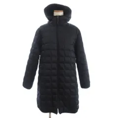 タイオン TAION リバーシブル コート ナイロン ボア フード ミドル丈 黒 ブラック M