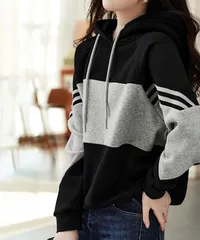 パーカーレディース フード付きスウェット