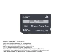 メモリースティック デュオ(PSP-M32) 最大32MB