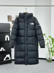THE NORTH FACE ザノースフェイス ブラック ダウンジャケット ロング丈 ダウン THE NORTH FACE ザノースフェイス ブラック ダウンジャケット ロング丈 フード ダウン