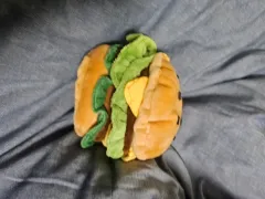 15cm ハンバーガー ぬいぐるみ服