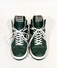 【USED】CONVERSE WEAPON 30th High Quality Leather Dark Green/Off White/US10