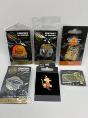 ディズニー ピンバッジ まとめ売り 5点 Disney 100周年／Century of Dreams／ディズニーストア