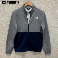 THE NORTH FACE ザノースフェイス グレー/ネイビー トラック ジャケット s