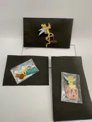 ディズニー ティンカーベル ピンバッジ 3点 まとめ売り ピンズ Disney