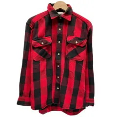 Carhartt　ネルシャツ　フランネル　チェックシャツ　長袖　シャツ　トップス　レギュラーカラー　胸ポケット　アメカジ　古着