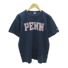 チャンピオン CHAMPION ヴィンテージ 90s カレッジTシャツ ペンシルベニア大学 プリント 半袖 USA製 L 紺 ネイビー 1212