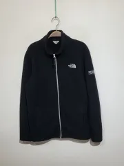 (L) THE NORTH FACE ザノースフェイス フリース アウター ブラック 裏地ファー フリース ジャケット