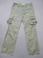 32 リー ジーンズ カーゴ パンツ コットン パンツ カーキ