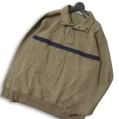 CHAPS チャップス ラルフローレン 刺繍 スタンドカラー★ ハーフボタン スウェット トレーナー Sz.LL メンズ 大きいサイズ