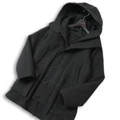CAMBIO カンビオ 秋冬 キルティング 中綿★ フーディー コート Sz.M メンズ 灰