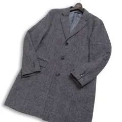 UNIQLO ユニクロ 秋冬 ウール カシミヤ★ グレンチェック チェスター コート Sz.XL メンズ カシミア 大きいサイズ