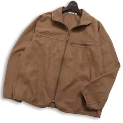 【美品 24AW】UNIQLO U ユニクロ ユー ルメール 秋冬 ブラッシュド ジャージー ブルゾン ジャケット Sz.L メンズ