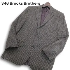 346 Brooks Brothers ブルックスブラザーズ 秋冬 千鳥柄★ウール ツイード テーラード ジャケット Sz.39S　175/104B　メンズ