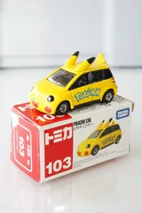 TOMICA トミカ No.103 ピカチュウカー Pokémon／ポケモン（箱付・箱ダメージあり）