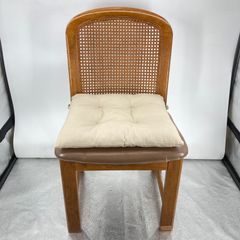 karimoku カリモク 籐張り ダイニングチェア 木製 オールドカリモク
