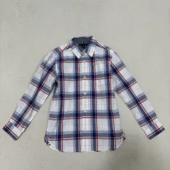 S Tommy Hilfiger トミーヒルフィガー チェックパターン 長袖 シャツ 1217-2