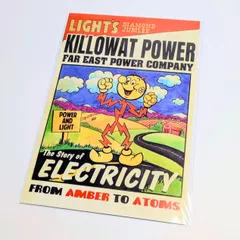 狭いスペースでも◎待望のB5ポスター！【 Reddy Kilowat ( レディキロワット )   】 POSTER / ポスター 〚アメリカン雑貨 アメトイ〛