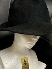 新品未使用Iroquois ロングプリムハット BLACK - メルカリ