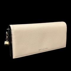 BVLGARI ブルガリ 長財布 セルベンティ 白 箱・カード付 0611 - メルカリ
