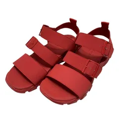 【美品】スケッチャーズ (25) スポーツサンダル ベルト 厚底 ストラップ サンダル 希少カラー