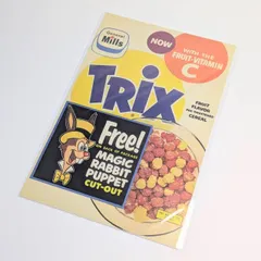 狭いスペースでも◎待望のB5ポスター！【 Trix (トリックス) / General Mills (ゼネラルミルズ) 】 POSTER / ポスター 〚アメリカン雑貨 アメトイ〛