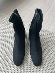 新品 スウェード ストレッチ アンクル ブーツ - 250