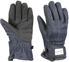 キャプテンスタッグ CAPTAIN STAG アウトドア キャプテンスタッグ CAPTAIN STAG アウトドア 手袋 防水・防寒グローブ ジュニア デニム120 UX-1089  UX1089 -