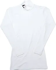 ルーセント LUCENT テニス Uni 長袖インナーTシャツ ハイネック 白色 ホワイト 吸汗速乾 アンダーウェア アンダーシャツ トップス ウェア メンズ レディース 男性 女性  XLH5020 ホワイト