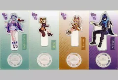 【中古】アクリルスタンド・アクリルパネル 全4種セット アクリルスタンド 「スシロー × 原神 第2弾 観月の宴」 対象メニュー注文特典
