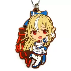 【中古】キーホルダー 不知火フレア ラバーチャーム きゅんキャラいらすとれーしょんず 「一番くじ ホロライブ vol.2」 きゅんキャラ賞