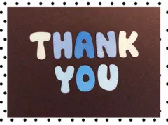 手作りアルバム仕掛け•パーツ　大きい文字　ありがとう5