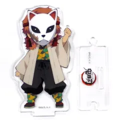 【中古】アクリルスタンド・アクリルパネル 錆兎(左手挙げ) 「鬼滅の刃 キャラクター絵巻カフェ in ufotable Cafe 繋がるランダムアクリルスタンド 第二期」