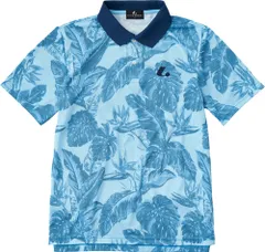 ルーセント LUCENT テニス Uni ゲームシャツ ブルー 青色 半袖シャツ Tシャツ メンズ レディース 男性用 女性用 試合着 トップス 襟付き ウェア 着替え 部活動  XLP8547 ブルー