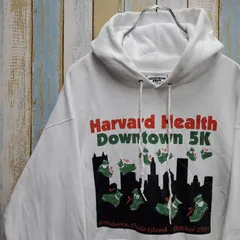 HA115☆リー☆スウェットパーカー☆フード☆イベント☆USA製☆90s☆白☆L