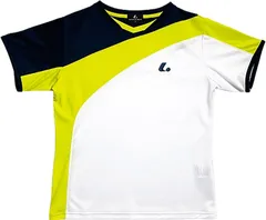 ルーセント LUCENT テニス LADIES ゲームシャツ 襟なし   XLH2593 イエローグリーン