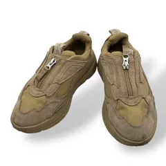 良品　UGG  アグ スニーカー　厚底　CA1 ZIP ジッパー　ロゴ　ベージュ