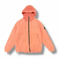国内正規 STONE ISLAND 2025年 HOOD/ZIP-UP ニットフード 中綿入り ジップアップ ブルゾン ジャケット ストーンアイランド 771543433  ピンク L （5442M）
