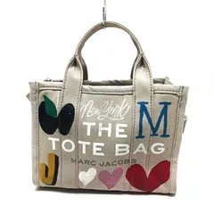 MARC JACOBS(マークジェイコブス) トートバッグ ザ レザー ミニ トラベラー トートバッグ ベージュ ハート