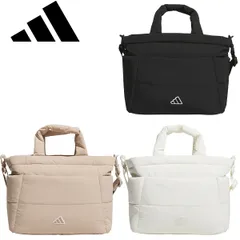 アディダス ゴルフ キルティング ショルダーラウンドトートバッグ レディース ゴルフアクセサリー「Adidas JKW40」 2025年秋冬モデル日本正規品