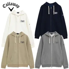 キャロウェイ ゴルフ カノコダブルニットフルジップパーカー ゴルフ ウェア 「Callaway Golf C25217102」 2025年秋冬モデル日本正規品