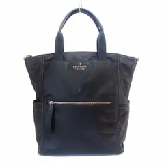 Kate spade(ケイトスペード) リュックサック チェルシー コンバーチブル バックパック KC520 黒 2way/ストラップ着脱可 レザー