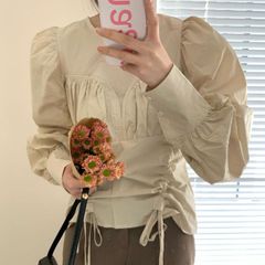 Ameri 2WAY LADY FISHBONE MINI BLOUSE - メルカリ