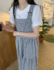 36 Quatre-Neuf】 美品 ウエスト切り替え オールインワン M - メルカリ