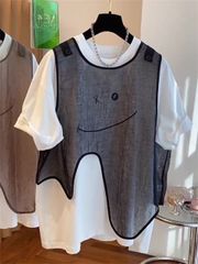k.sure ホワイト ドット柄 半袖シャツ定価13,000 - メルカリ