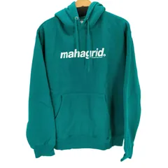 マハグリッド mahagrid 裏起毛 ロゴプリントプルオーバーパーカー レディース JPN：M 